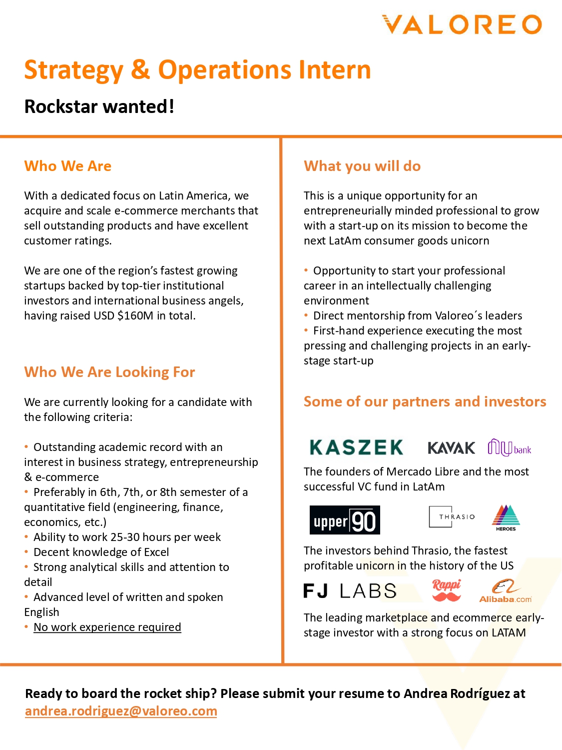 Strategy operations intern valoreo facultad de ingenier a